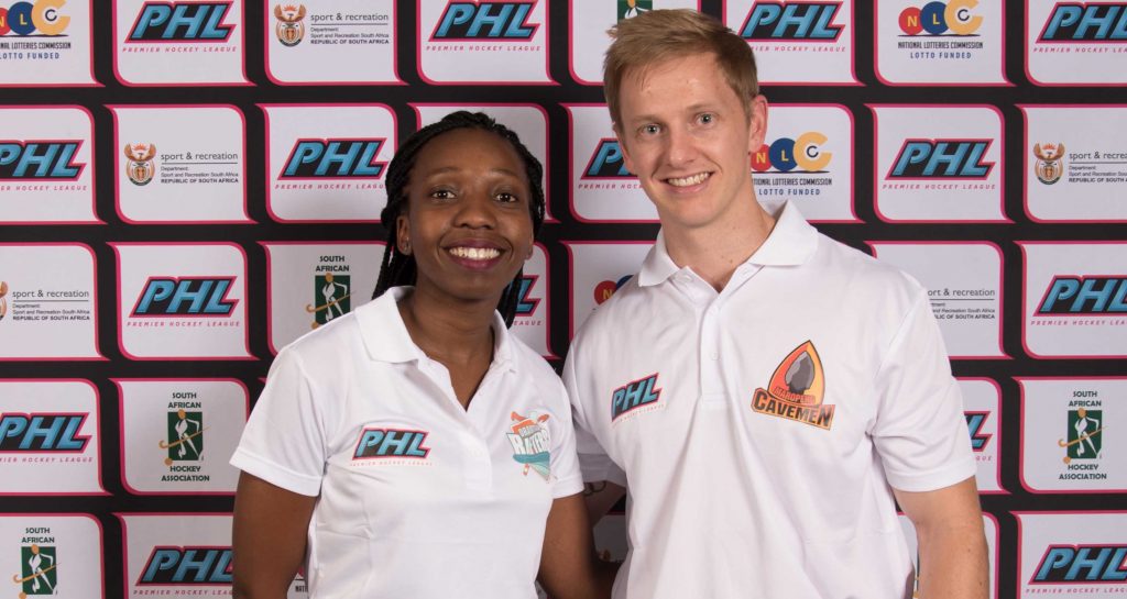 Sanani and Clinton at the PHL player draft